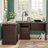 Huckins 2 Piece Computer Desk Office Set
