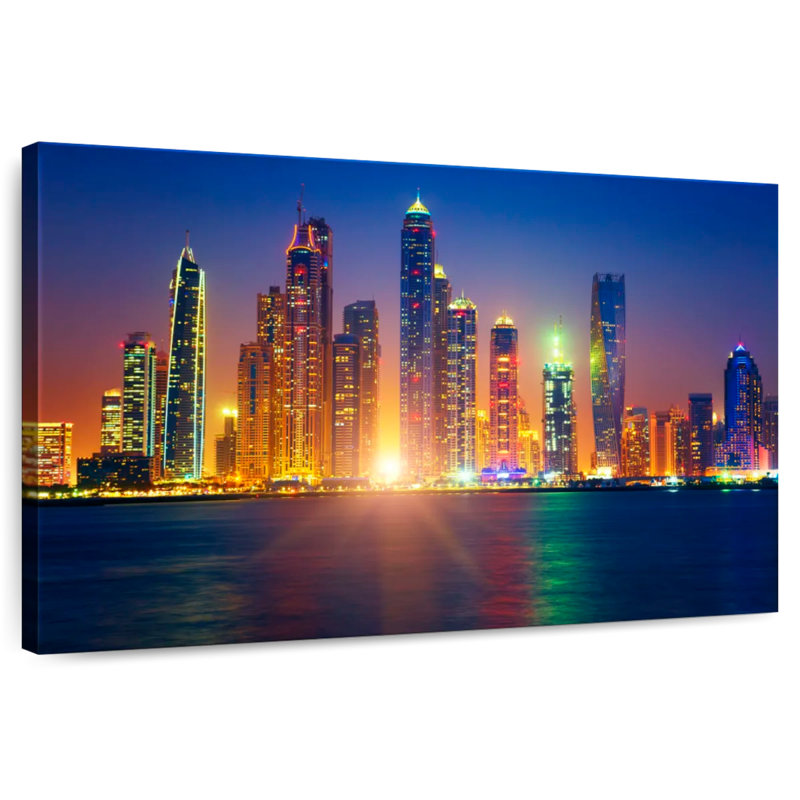 Sunrise At Dubai, 34" H x 51" W