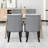 Tufted Upholstered Gray Dining  Chair -1156578418