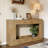 63-Inch Long Console Table, Wood Entryway Table-493362619