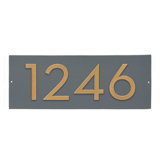 Floating 1-Line Wall Address Plaque