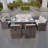 Allene Wicker 10 - Person Patio Conversation Set with Cushions