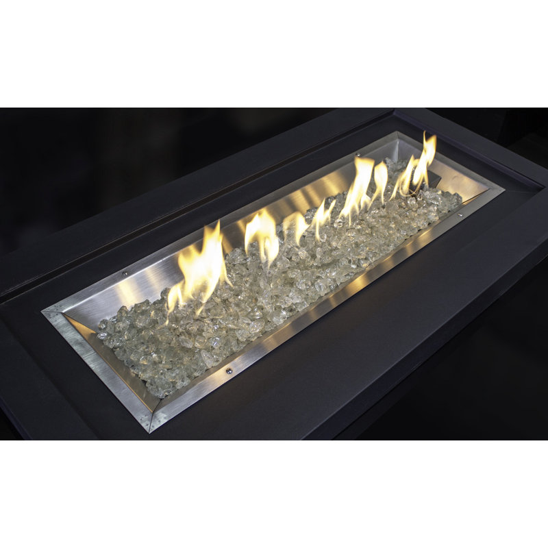 Verre de foyer 20 lb, Blanc givré