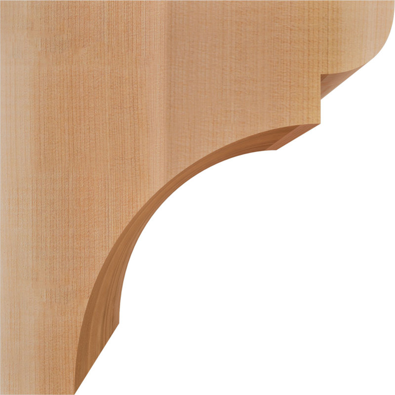 Yorktown Corbel, H 10 po x l 5,5 po x P 10 po, Cèdre rouge, Lisse