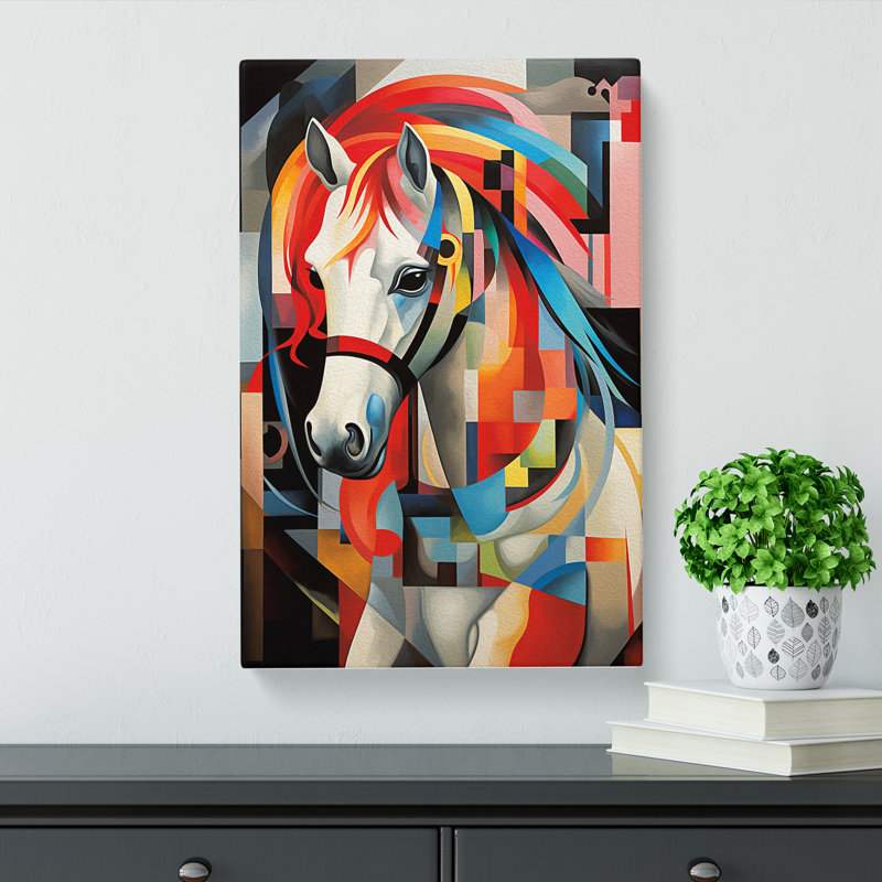 Pony Constructivism - No Frame Print, 76cm H x 50cm W x 3cm D