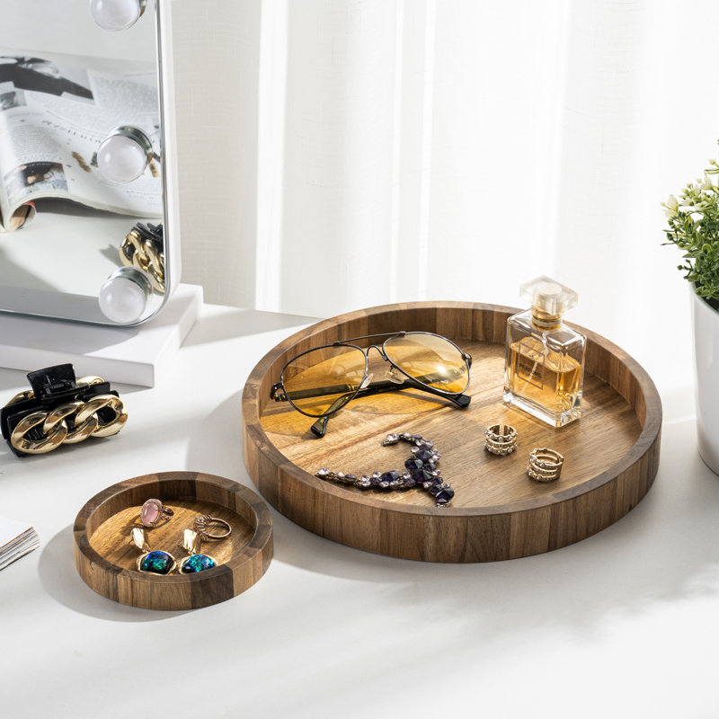 Wood Tray - Set of 2