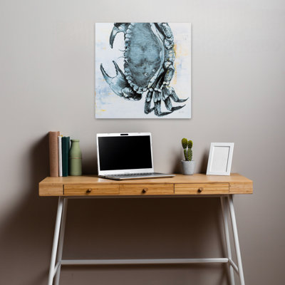 Blue Crab Coastal Art