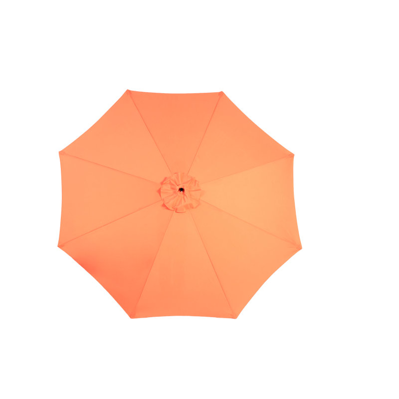 Parasol d'extérieur rectangulaire double face Ft avec manivelle, très grand parasol pour patio, jardin et piscine (orange)
