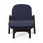 Chaise longue avec coussin et accoudoirs