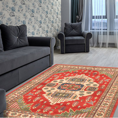 Folrat One-of-a-Kind 3'10" X 5'8" New Age Wool Area Rug in