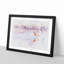 Flamingo Reflection - Picture Frame Painting Print-56853524-56853532