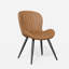 Chaise rembourrée avec pieds en métal-1742434446