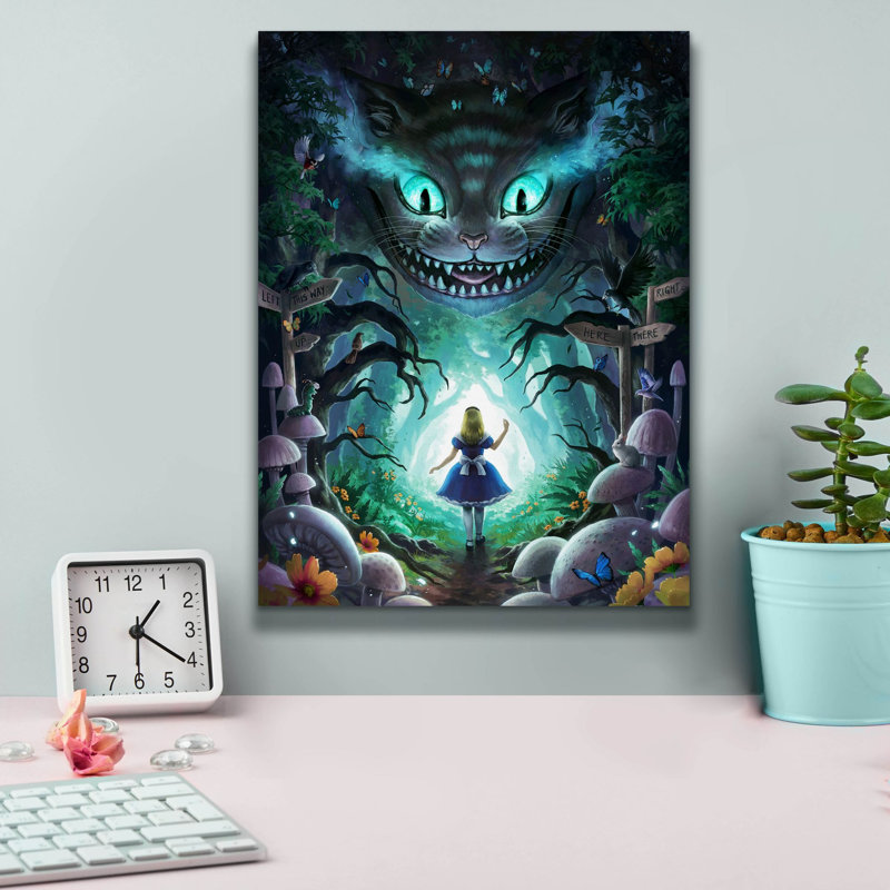 Portrain Alice par JoJoes Art, H 16 po x l 12 po x P 0,75 po