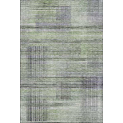 Premium Machine Washable Prisco Aloe Rug