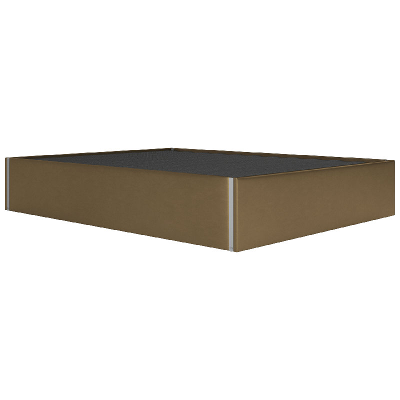 Sapan Upholstered Bed, Metallic Gold, Full