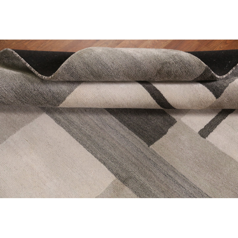 Tapis indien géométrique moderne