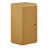 Kade Faceted Semi-Gloss Side Table in Mustard
