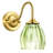 Battery Operated Wall Sconce Set Of 2, Vintage Green Tulip Glass Lampshade With 5000 Mah Rechargeable Wall Sconces, Battery Powered Wall Lights Dimmable With Remote Control For Bedroom
