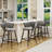 Upholstered Counter Stool With Metal Frame-244897757-244897749