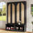 78.7"H Hall Tree with Bench and Storage Cabinet-587678593