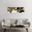 Amplified Gold On Black by Alex Wise - Wrapped Canvas Print-148901984