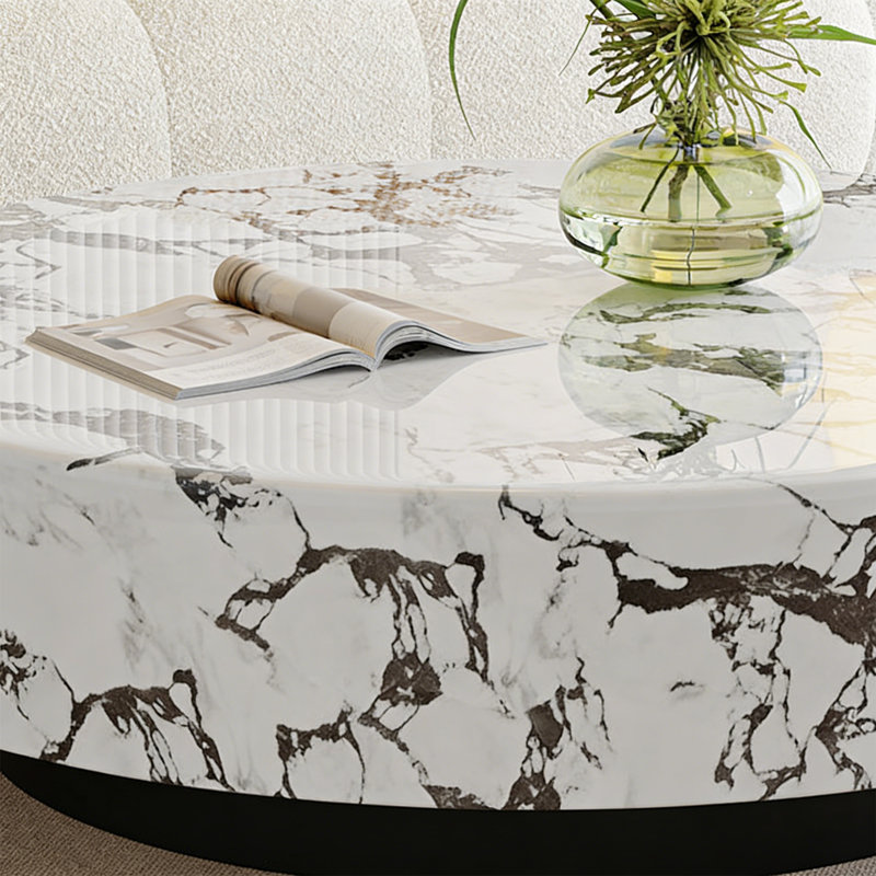 Tables de bout Arnette , Blanc/Noir