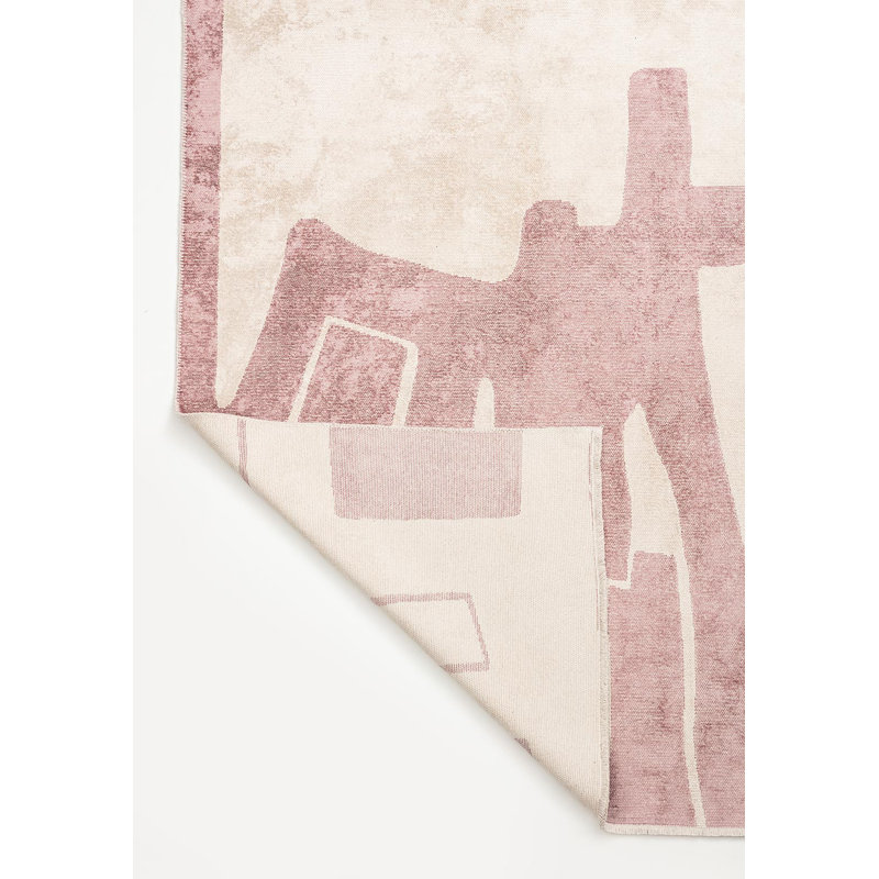 Tapis moderne à motif abstrait graffiti, Rectangle 7 pi 10 po x 11 pi 2 po