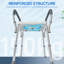 Macomber Portable Shower Stool Non-Slip Shower Chair for Elderly-949690378