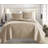 Southshore Fine Linens Vilano Oversized Quilt Set, Double-Brushed Microfiber Lightweight Quilted Bedding and 2 Pillow Shams, Full/Queen, Soft Sand-1048792248-1001114977