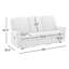 89'' Upholstered Reclining Sofa-1634497971