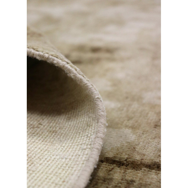 New One-of-a-Kind 12'6" x 13'6" Area Rug in Beige/Brown/Ivory