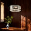 Luminaire suspendu moderne en cristal 6 lumières
