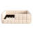 Upholstered Floor Daybed with Removable Guardrails,Compatible with standard US toddler mattresses , Safety Toddler Bed with High Headboard & Footboard-129865487