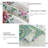 HoneiLife Queen Size Blended Fabric Reversible White Hedge Print Quilt Bedding Set with Pillow Shams-125877151