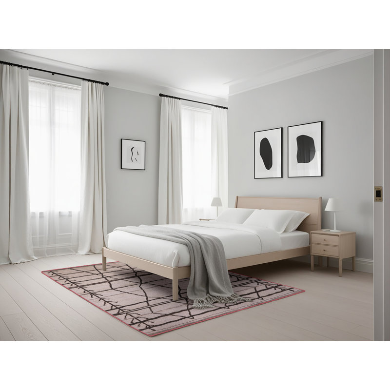 Tapis brun à motif géométrique Bayfield, Rectangle 5 pi x 7 pi