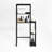 Turn-N-Tube Over The Toilet Storage, 5-Shelf Over The Toilet Organizer, Freestanding Space Saver Bathroom Shelf, for Bathroom Organizers and Storage, Black Espresso-105889015