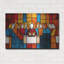  «Strain Glass Last Supper» par Rich Monet, art mural en métal, 36 po x 24 po-1552040878