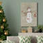 Lin bonhomme de neige I - impression sur toile tendue-786614587