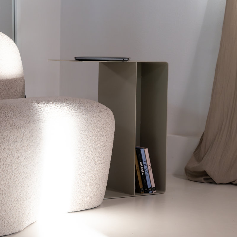 SLIDE Console Table, 68 cm H x 30 cm W x 40 cm D, Ivory