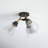 Trumann Glass Semi Flush Mount