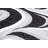 Abstract Machine Woven Gray/Black Area Rug-66816581