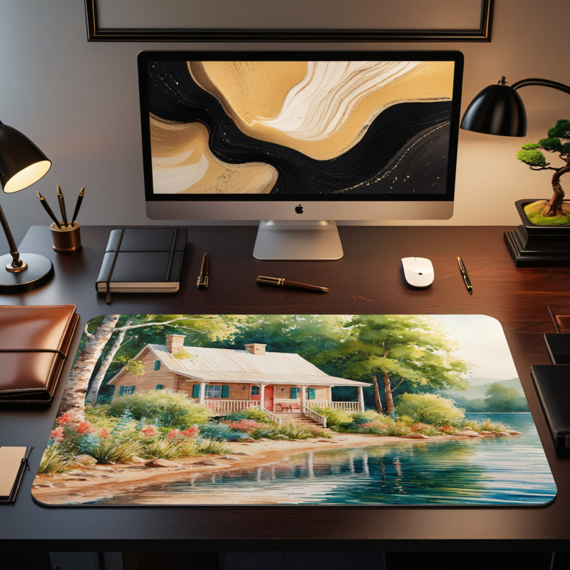 Polyester Desk Pad, 23.6x13.8