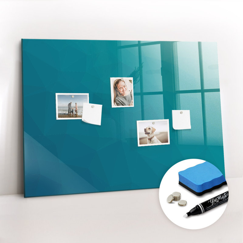 Magnetic Glass Dry Erase Board, Sea