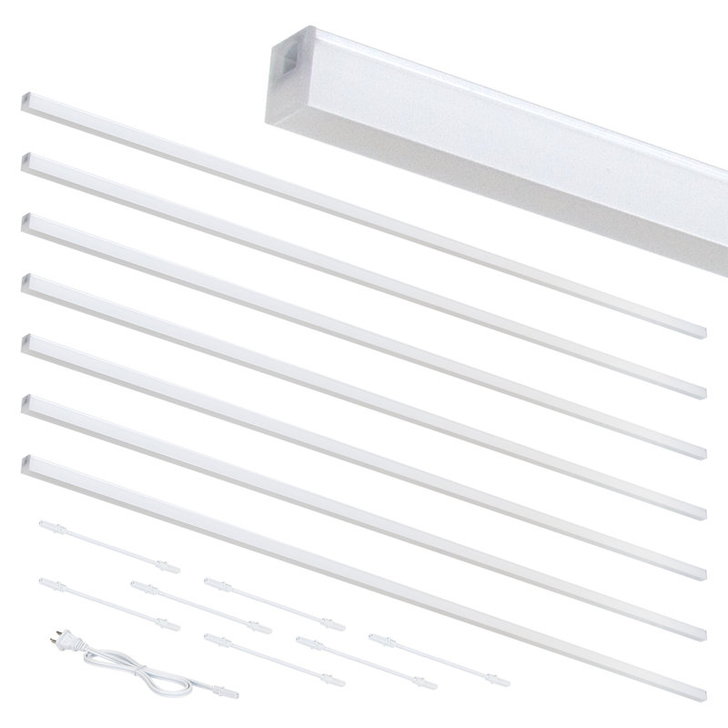 Tablette linéaire ultra mince à DEL 8pk, 8