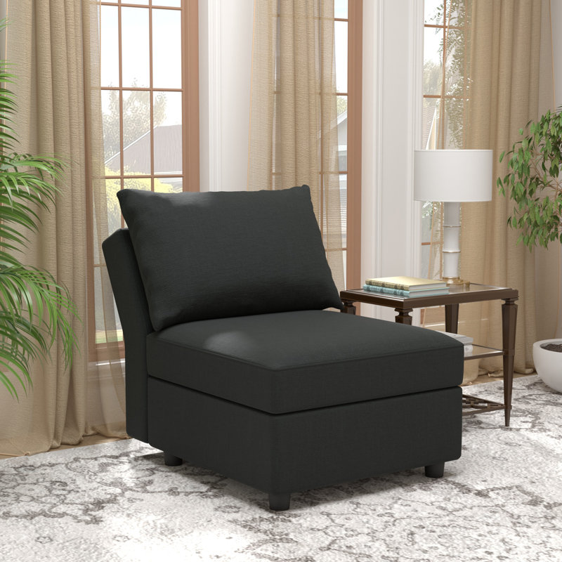 Canapé modulaire rembourré BOX MODULE STO SOFA, Gris foncé