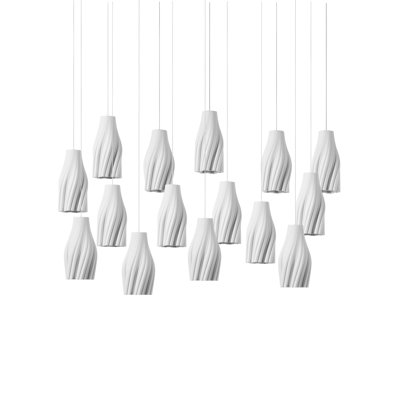 Luminaire suspendu linéaire à 15 lumières Posh