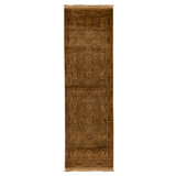 Wool Oriental Area Rug in Gold