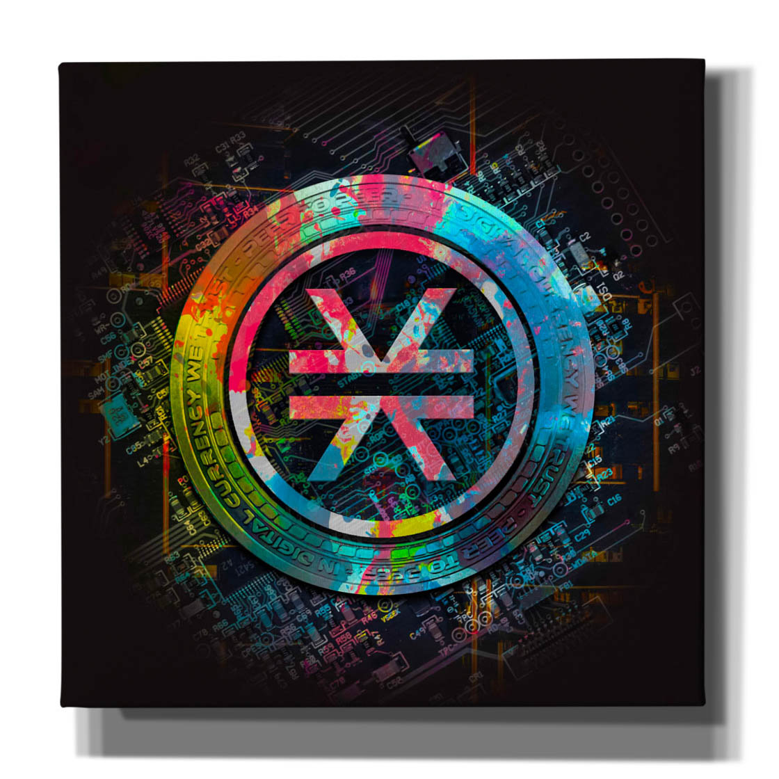 Stacks Crypto Power by Valentyn Artemenko Trinx Overall Size: 18