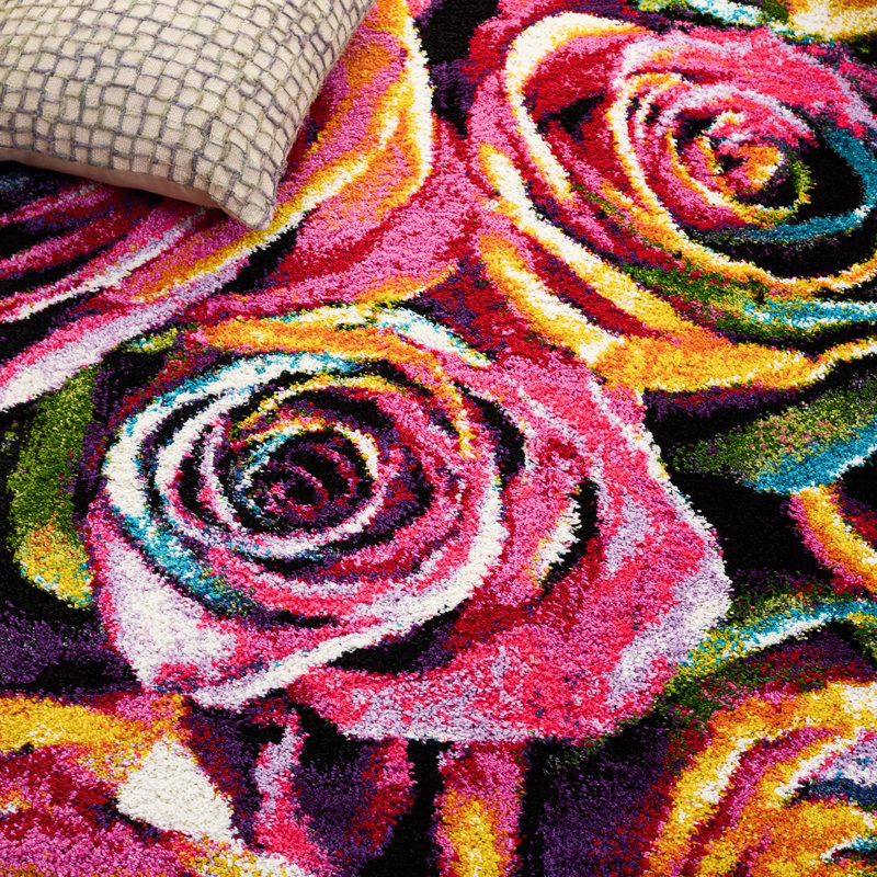 Cleveland Performance Floral Rug, Runner 2'3" x 12'