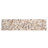 Amalfi 3x12 in. Ivory White with Copper flecks Glossy Shell, Terrazzo Elongated Subway Wall and Floor Tile (5 sq ft/case, 20-Pack)-123350667